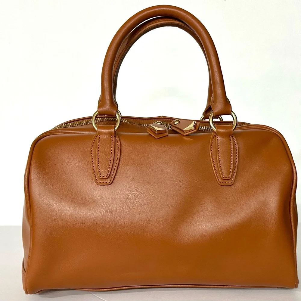 NEW CUORE & PELLE CELESTE‎ SATCHEL PURSE. with DETACHABLE STRAP.